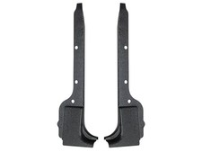 1966-67 Fairlane Covers Quarter Latch Pillar Flange Hardtop Pair Black Ford New 1966-67 Fairlane Covers Quarter Latch Pillar Flange Hardtop Pair Black Ford New