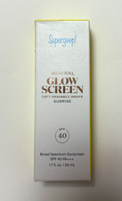 Supergoop Glow Screen Mineral Drops SPF 40 Broad Spectrum PA Sunrise 5508