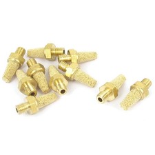 M5 Rosca Latón De Escape Neumático  De Filtro Silenciador 10Pcs