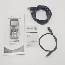 Texas Instruments TI-84 Plus Manual Quick Guide 2012 And 2 USB Cords