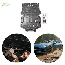 Engine Splash Shield For Audi A6 2019-2024 Heavy Skid Plate W/Service Hole