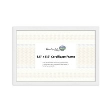 8.5" x 5.5" Certificate Frame - Wood Frame - Holds any document measuring 8.5" x