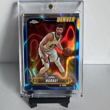 2024-25 Topps Chrome - Jamal Murray #34 Blue Lava Refractor 57 /75 Nuggets