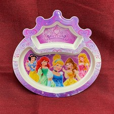 DISNEY PRINCESSES 2 SECTION CHILDS Melamine PLATE