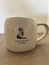 You’re My Kind Of Crazy- Karma Gifts Cat Tapered Mug, 5.1-inch Length,Mugs
