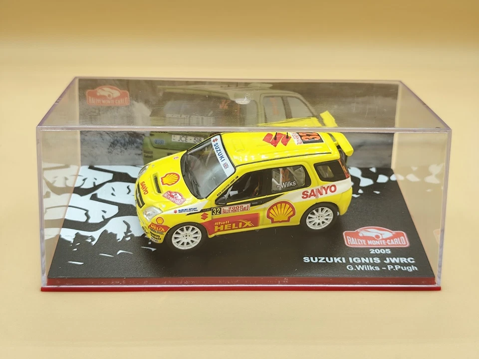 SUZUKI IGNIS JWRC #32 RALLYE MONTE CARLO 2005 WILKS PUGH IXO ALTAYA RALLY YELLOW - Photo 1/3