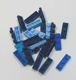 Lego Blue Plate 600pc Lot 2x16 2x14 2x8 2x6 2x4 2x3 2x2 1x12 1x10 1x8 1x6 1x4 +