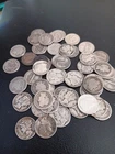 Lot of 50, Roosevelt, Mercury and Barber Dimes