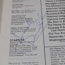 Hank Aaron/Ernie Banks +40 Signed 1983 Old Timers Classic Program Auto ZJ23331