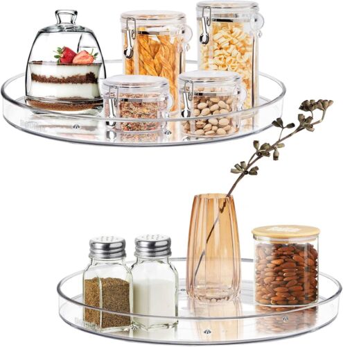 10.6-inch kitchen cabinet lazy Susan turntable, Susan seasoning rack organizer