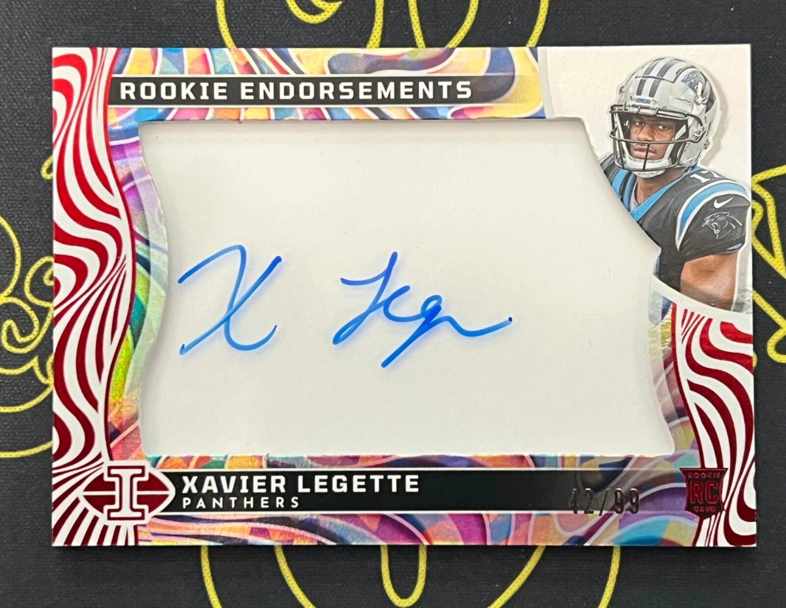 Xavier Legette Panini Illusions Rookie Endorsements Autographs #REXLE Base