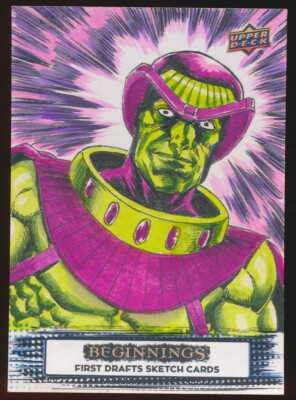 MESMERO 2023(2024) UD Marvel Beginnings Vol 2 Ser 2 FIRST DRAFT SKETCH FAUSTINO