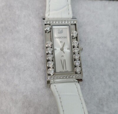 Swarovski Lovely Crystals Square White Watch RV$499 5096680 | eBay
