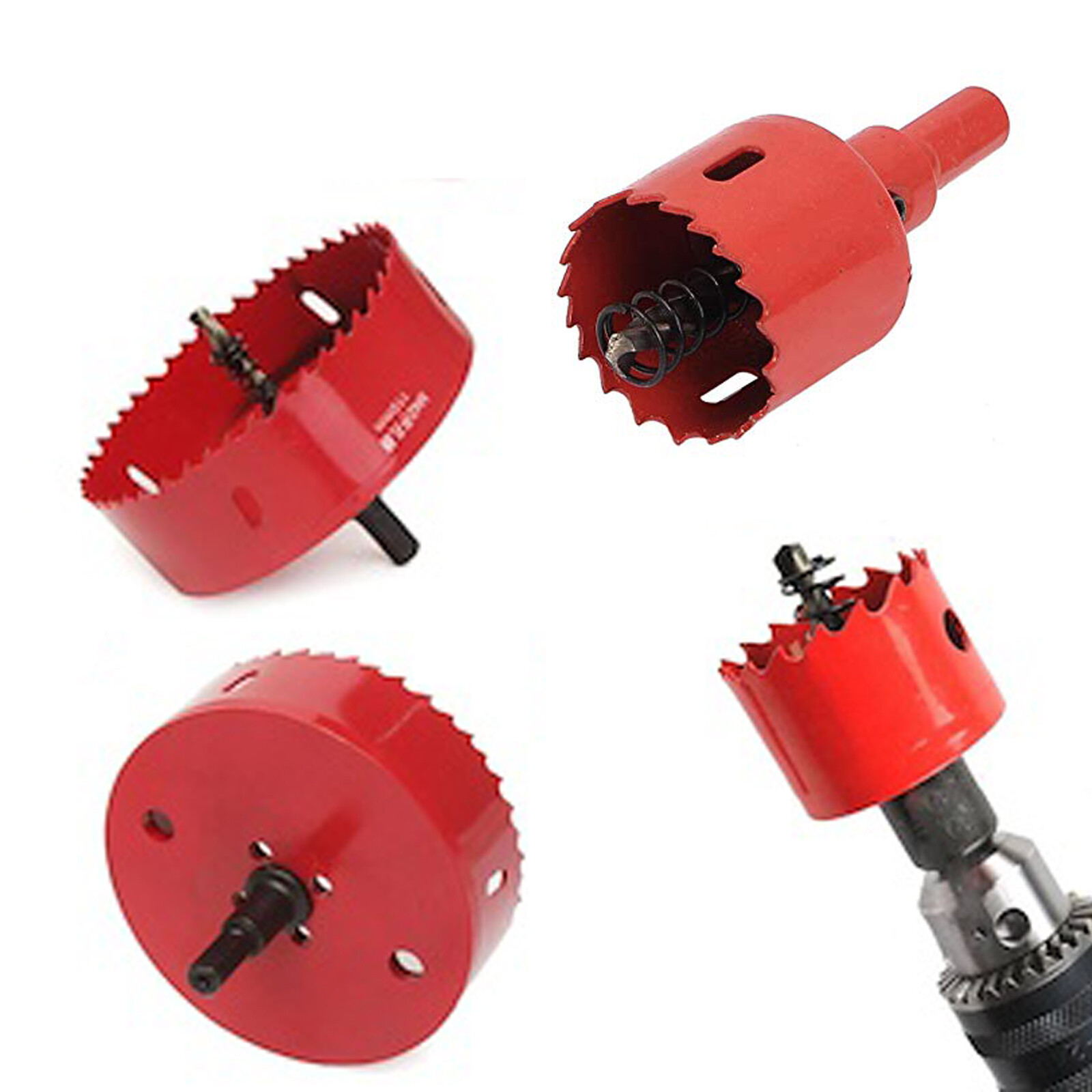 Bi metal Hole Saw 15 mm200 mm Drill Bit Arbor Pilot Hole Saw Metal