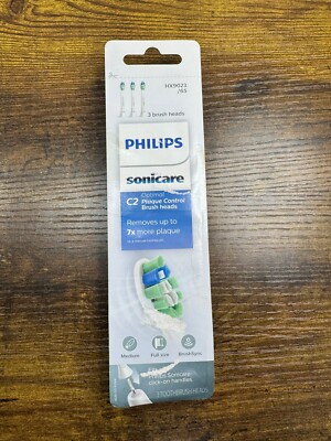 Philips Sonicare C2 Optimal Plaque Control Tooth Brush Replacement Heads 3pk