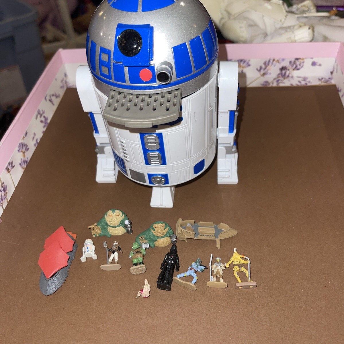 SF・ファンタジー・ホラー STAR WARS R2-D2 90s Lewis Galoob Toys Star Wars Micro Machines R2-D2 Galoob 1994 Playset With 12