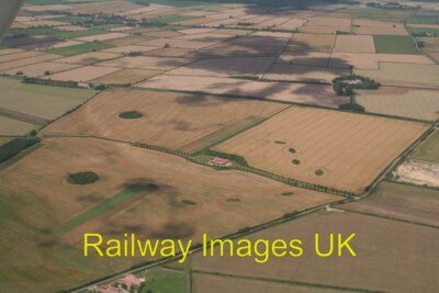 Luftbild - Features in Feldern bei Heath Farm Ropsley Heath c2020