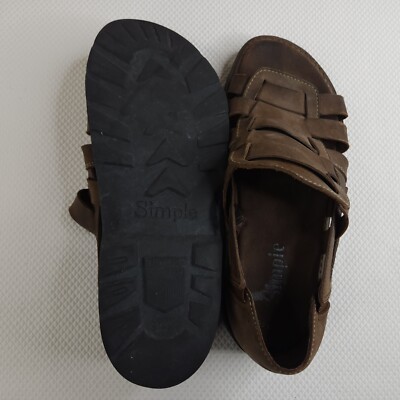 Vintage 90s Grunge Mens 12 Sandals Brown Fishman Simple Brand Lug Soles Vintage 90s Grunge Mens 12 Sandals Brown Fishman Simple  main image 3