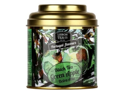 Lisbon Tea BLACK TEA GREEN APPLE - Caddy 75g / 2.62 oz