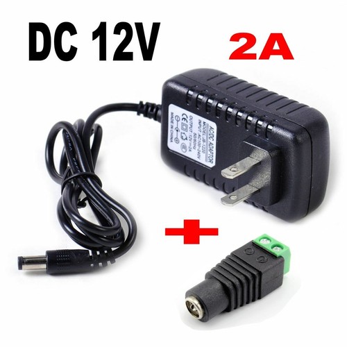 1/2/3/5A Power Supply Adapter DC 12V Charger Transformer For LED Strips Cameras - 第 2/16 張圖片