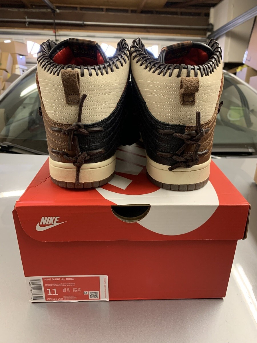 Bodega X Nike Dunk High Hi Brown Brand New Size 11 100 Bodega X Nike Dunk High Hi Brown Brand New Size 11 100