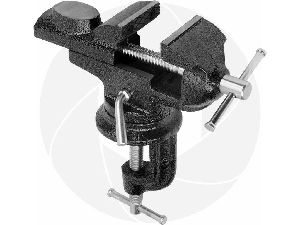 Portable Swivel Base Work Bench Table Top Steel Clamp Vice Vise 2inch 50mm Anvil