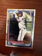 2024 Bowman Chrome Braylin Morel #BCP-192 Texas Rangers