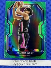 2021 #48 Allisha Gray WNBA Panini Prizm Basketball Green Prizm Wings