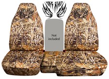 Fits Ford Ranger 60-40 Hi Back Seat Covers 1991-2003 Wetlands Camo W Offroad