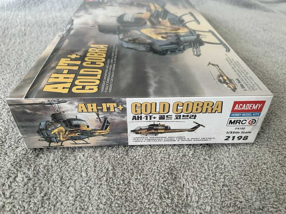 AH-IT+ Gold Cobra Academy Hobby Model Kits MRC 161022  - Image 3 of 4