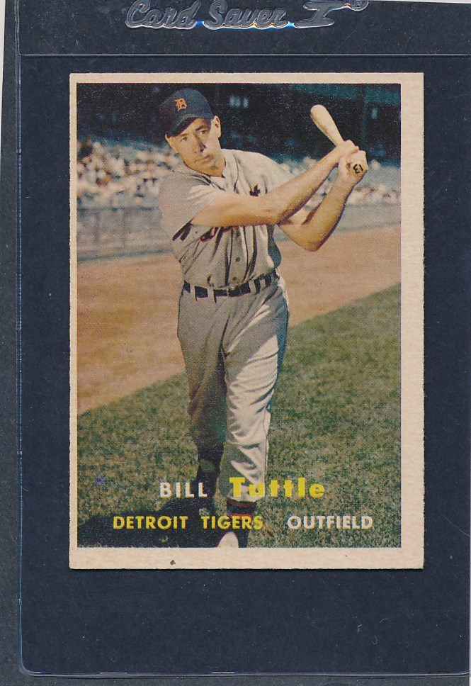 1957 Topps #072 Bill Tuttle Tigers EX 57T72-111215-2 | eBay