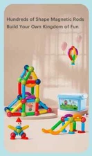 Romboss Magnetic Constructor Blocks Set - 10-136pc Educational Building Kit