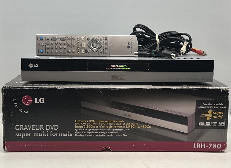 LG Super Multi DVD Recorder HDD Hard Drive W/Box & Remote