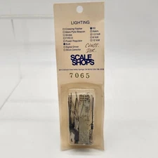 Scale Shops 7065 1.5V Lighting Bulb Kit  Railroad Train Vintage