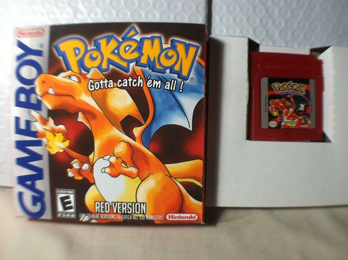 Pokemon Red Box with manual and game Nintendo Gameboy