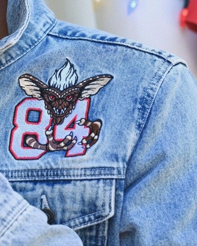 Cakeworthy Gremlins 40th Anniversary Denim Jacket Adult L XL 2X New - Picture 4 of 8