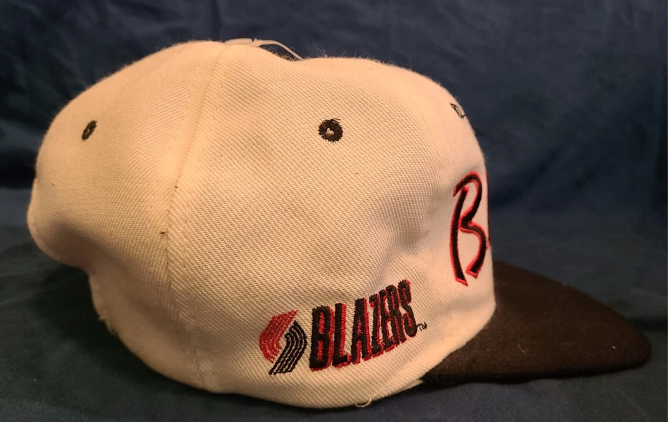 Chapéu Snapback Vintage Portland Trailblazers NBA Sports Specialties Script EUA Novo com etiquetas - Imagem 2 de 4