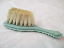 Vintage blue/green Baby Brush natural Bristles