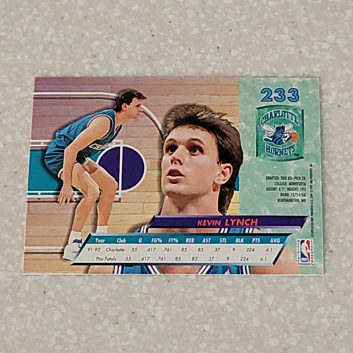 1992 1992 FLEER ULTRA BASKETBALL CARD KEVIN LYNCH #233 2 | eBay