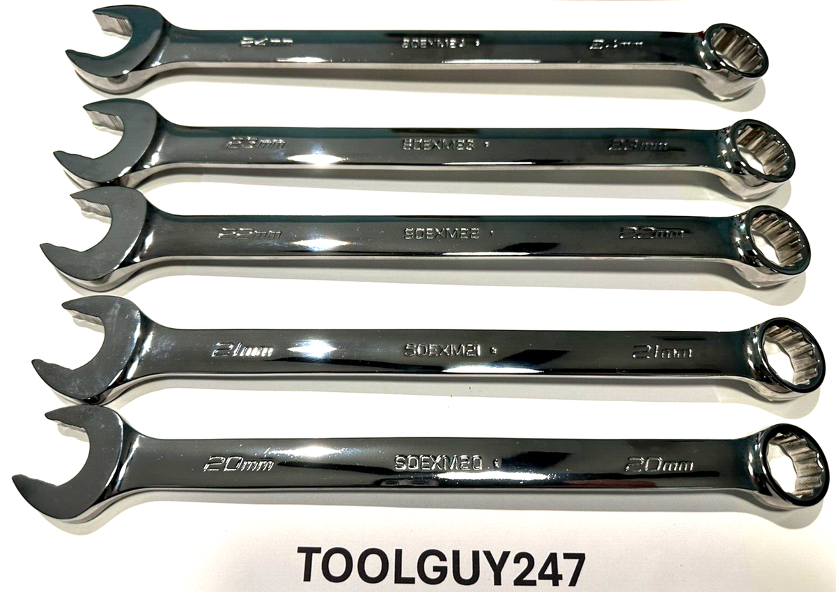 SNAP ON TOOLS USA SOEXM705 5pc 20–24mm 12 Pt Flank Drive Plus