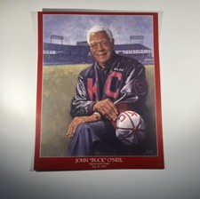 1995 Buck O'Neil KC MONARCHS 8-3/8 x 10-3/4 APPRECIATION NIGHT PHOTO CARD #3