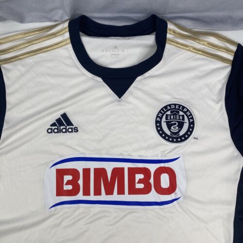 adidas Philadelphia Union American Soccer Club Mens MLS Bimbo Sports Jersey Sz M