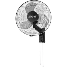 Hydrofarm ACFW16HDB Active Air 16" Whisper Quiet Heavy Duty Wall Mount Fan, B...