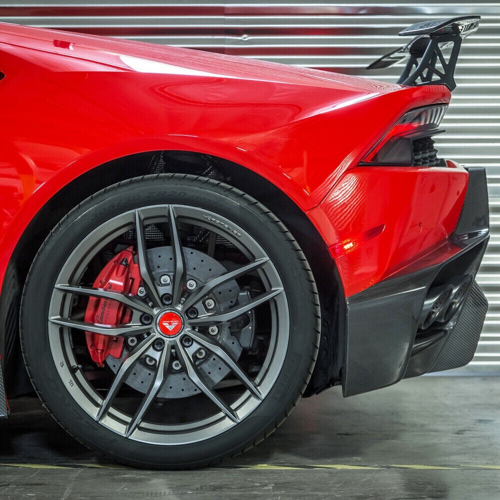 20/21'' Vorsteiner V-FF 105 Carbon Graphite Staggered Concave Wheels Lamborghini