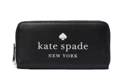 Kate Spade Laurel Way Neda Continental Wallet Black/Taupe Style No