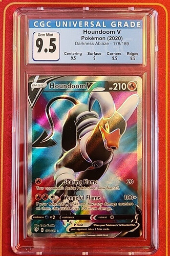 Houndoom V graded CGC 9.5 for sale on eBay