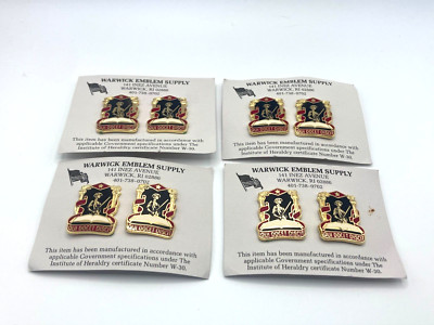 8 Pin LOT National Guard Professional Education Center W30 Unit Crest, DI, DUI