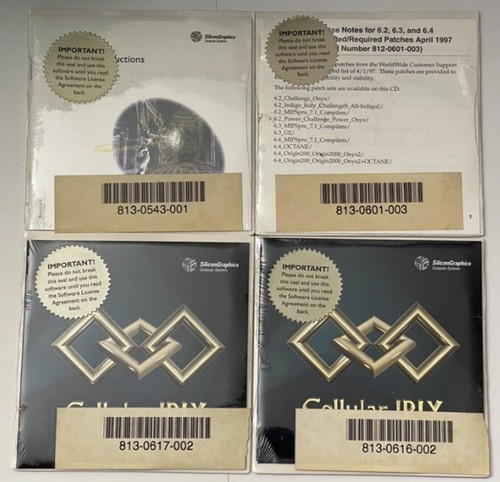 CD D’origine SGI Octane2 VPro – Patches Irix 6.5.8 (812-0974-001) – NEUF Sous Blister