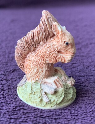 Peter Fagan Vintage Eichhörnchen handbemalte Figur 80er Jahre