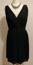 Womens Black Mango Dress Size M  Smart Evening Party